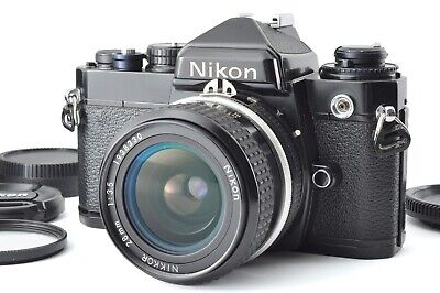 Nikon FE Black - SLR 35mm Film Camera w/ Ai 28mm f3.5 Wide Nikon FE Black - SLR 35mm Film Camera w/ Ai 28mm f3.5 Wide