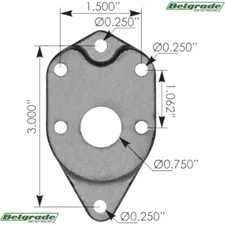 562.75905 Air Horn Spacer Peterbilt 18-02905 1802905
