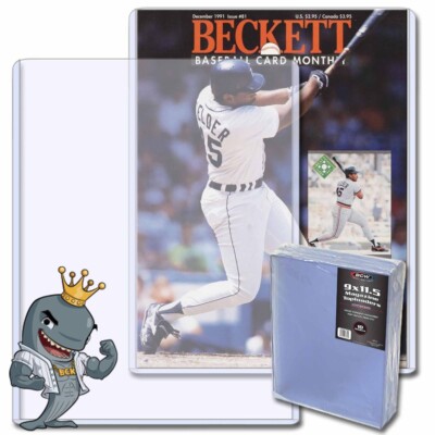 BCW Magazine Topload Holder (5mm) 10ct Pack Beckett Size FREE SHIP