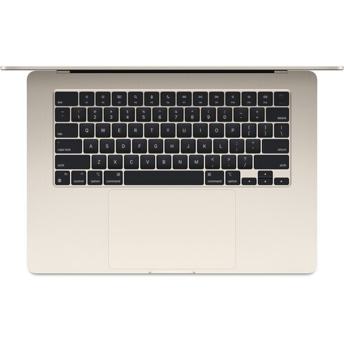 Apple 15" MacBook Air M3 Starlight 16GB RAM 512GB SSD 10-Core GPU Hebrew English - Picture 2 of 5