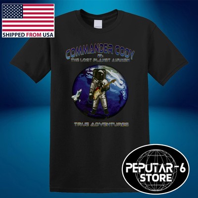 Commander Cody & the Lost Planet Airmen True Adventures Men's Black Size S-5XL