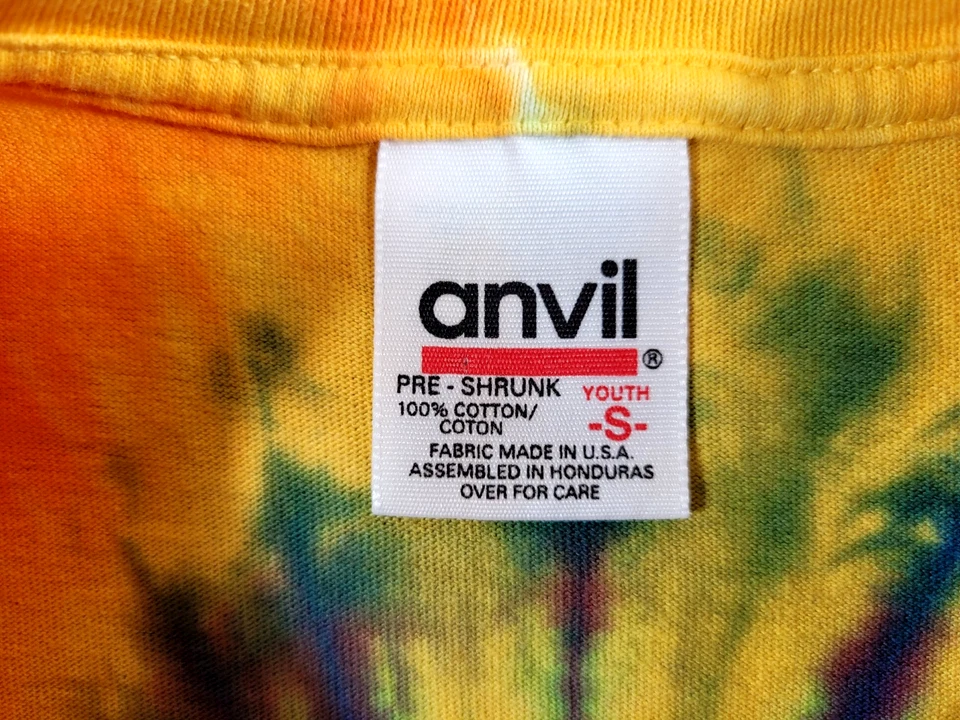 Camiseta Iowa State Cyclones Juvenil Pequeña Dorada Niña Tie Dye Manga Larga Informal Foto 3 de 4