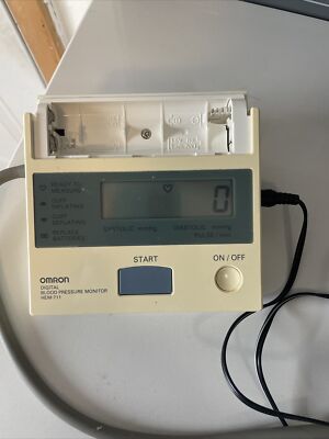 Portable Omron HEM-711 Blood Pressure Monitor INTELLI-SENSE Tested -B.A6