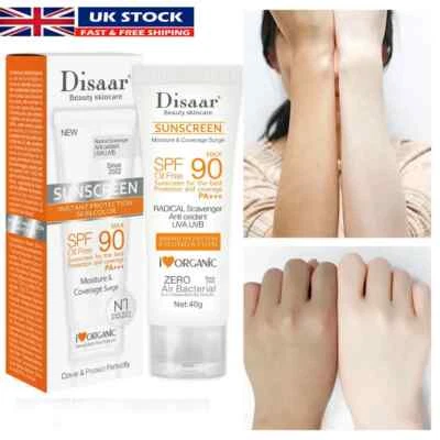 SPF 90 Facial Body Sunscreen Whitening Sun Cream Sunblock Skin Protective Cream - Image 1 of 4