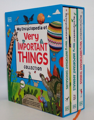 NEW DK My Encyclopedia of Very Important Things Collection 3 Hardcover Books