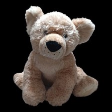 Large Vtg Hong Kong Teddy Bear Plush Sitting 18" Brown