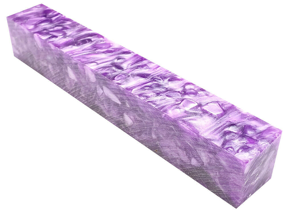 CHARNWOOD Woodturning AB09 Crush Acrylic Pen Blank - Pearl Purple