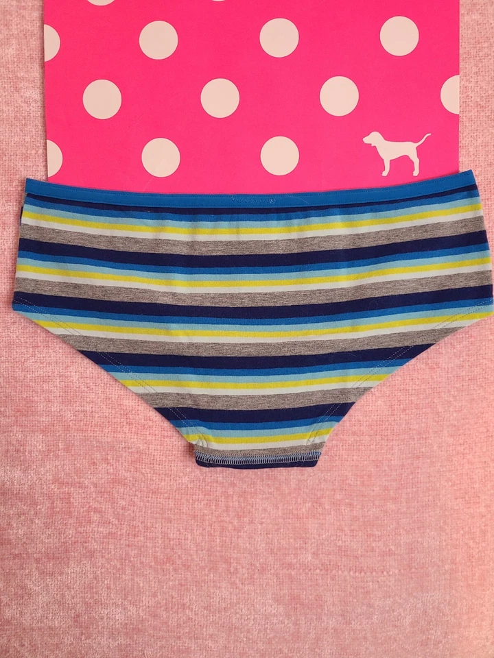 Braguita Hipster de tiro bajo de algodón talla XS rara de colección vs rosa Foto 3 de 4