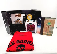 Loot Crate May 2017 Guardians Goonies 2XL T-Shirt Rocket & Groot Complete Box