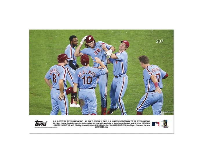 2020 Topps NOW Alec Bohm #207 ~ Philadelphia Phillies ~ PR 590 - Image 2 of 2