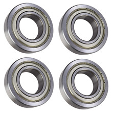  4 Each R16-ZZ Shielded Radial Ball Bearing 1 ID X 2 OD X 1/2 Wide SpinCo