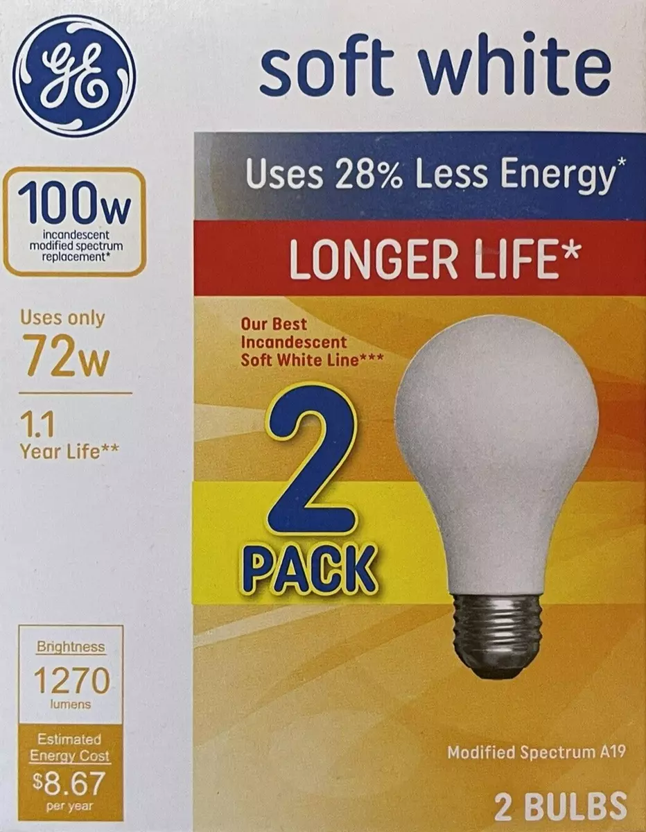 100w incandescent top light bulb