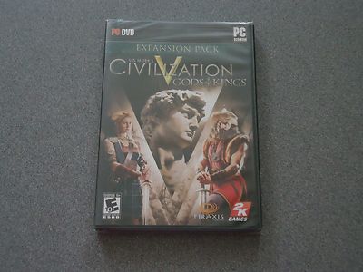 Sid Meier's Civilization V Gods & Kings Expansion Pack PC DVD-ROM  New  Civ 5