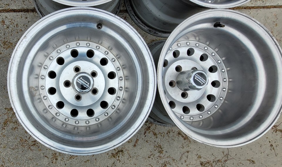 15x10 5x4.5 Supreme American Racing Outlaw II Wheels Rims Eagle Alloy ...