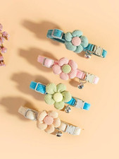 Breakaway Cat Collars with Bell  Flower Cute Cat Collars for Girl