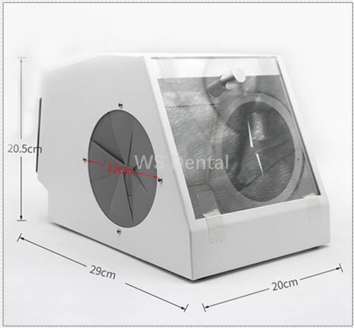 Dental Grinding Polishing Box LED Sandblasting Dust-proof Case Lapping Protector - Picture 3 of 10