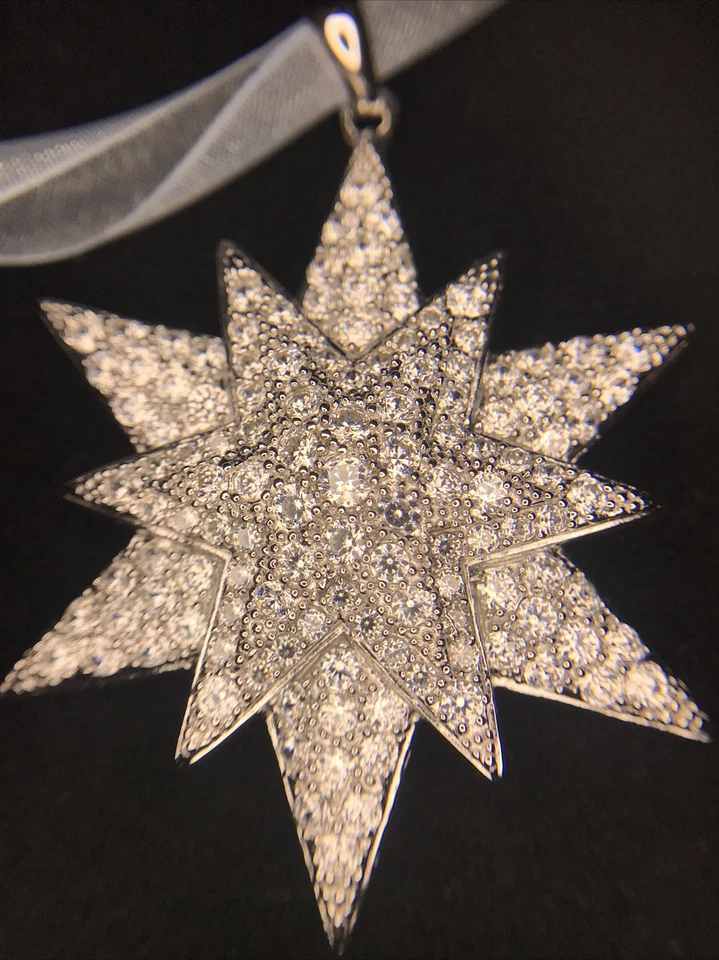 NUEVO Joseph Esposito QVC 925 ESPO SIG Diamante Estrella Colgante Gargantilla Collar Foto 2 de 4