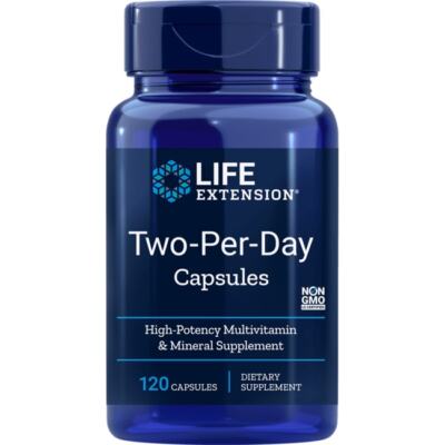 Life Extension Two-Per-Day Multivitamin 120 Caps
