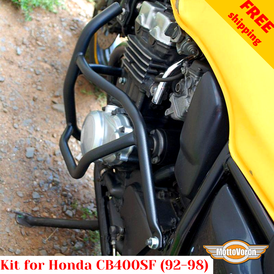 For Honda CB 400 SF Luggage rack system Engine guard CB 400 Pannier ...
