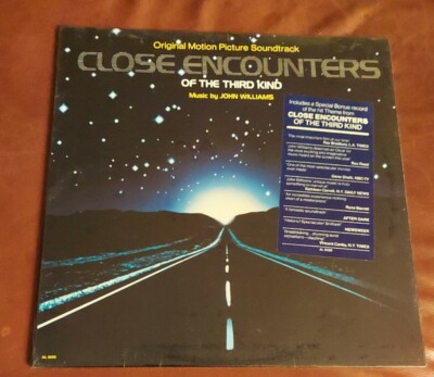 CLOSE ENCOUNTERS OF THE THIRD KIND SEALED 1977 RECORD  JOHN WILLIAMS VINEL LP