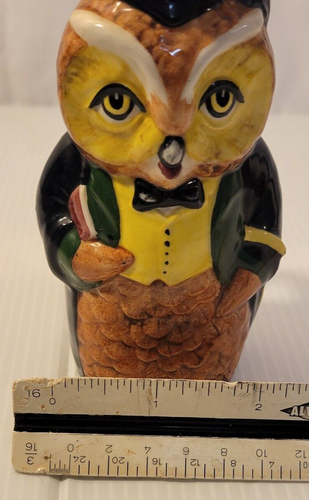 Owl Woodland Collection Staffordshire England "Mr. Chips" Mini Pitcher Vintage - Picture 15 of 18