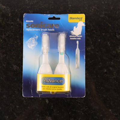 Philips Sonicare Adavance Series Replacement Brush Heads 2 PACK STANDARD Size