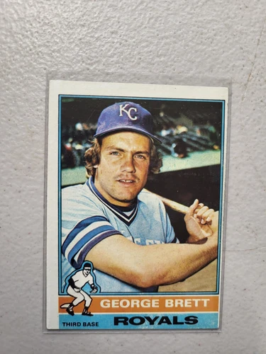 George Brett 1976 Topps #19 Kansas City Royals 2nd Year Hall of Fame G/VG