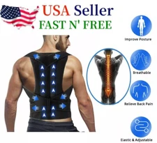 Breathable Posture Corrector - Full Back & Shoulder Pain Relief (Neoprene)