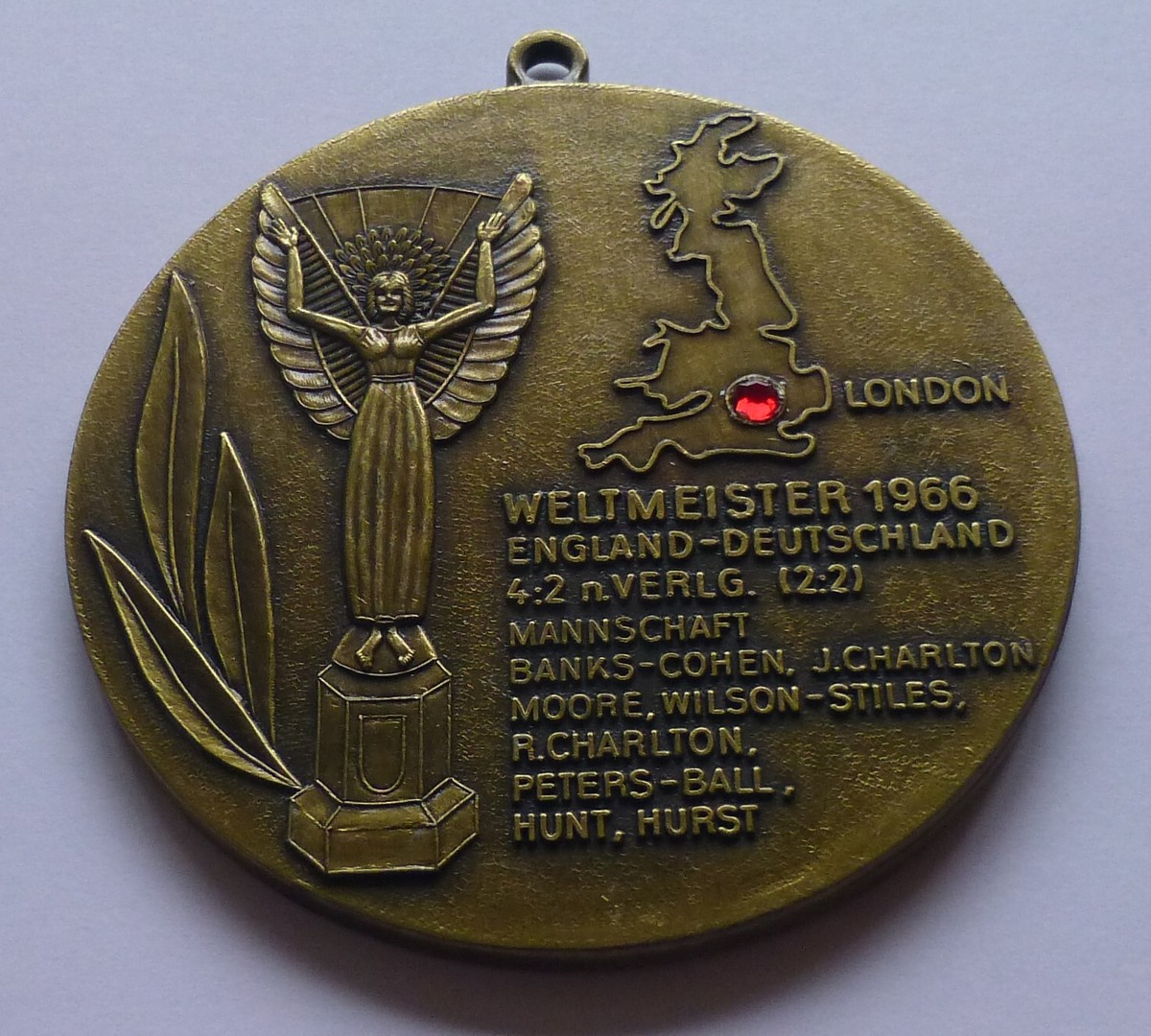 FIFA World Cup 1966 decoration medal / World Championship Jules