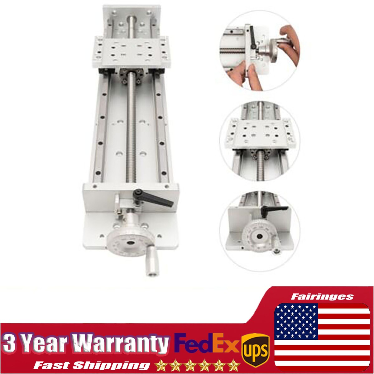 Industrial SFU1605 Linear Rail Cross Sliding Stage Table Linear