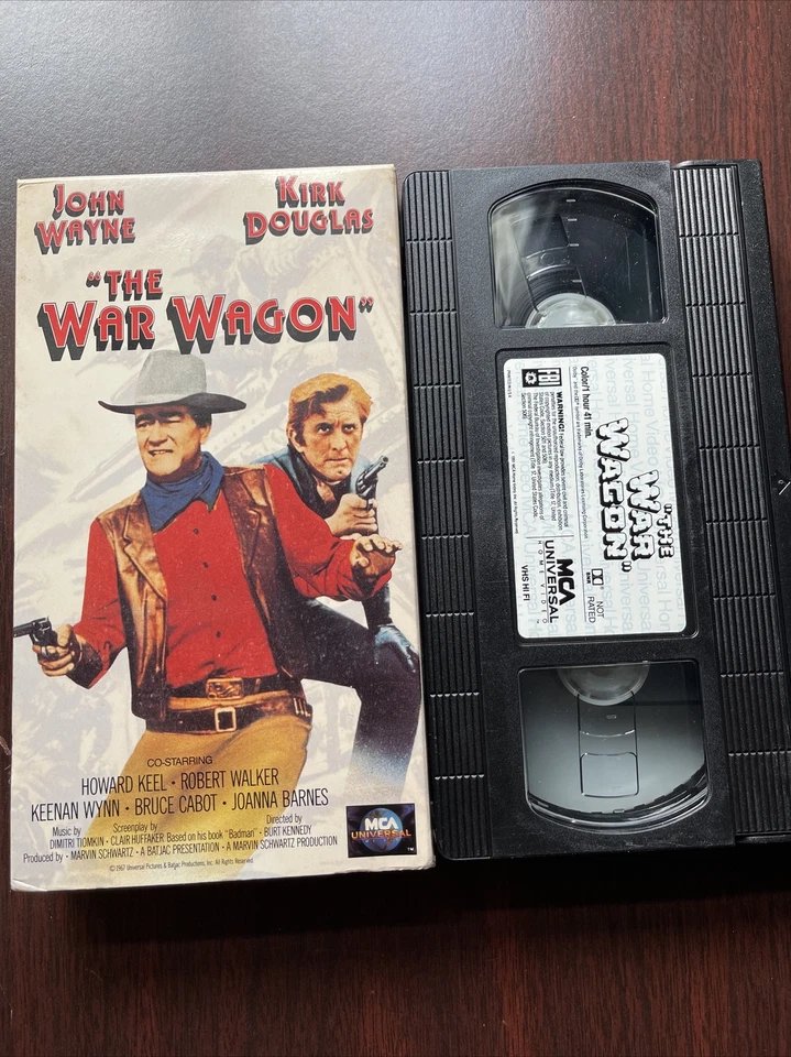The War Wagon VHS - John Wayne, Kirk Douglas Used Foto 3 de 3