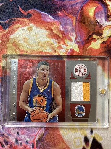 2013-14 Panini Prime Totally Certified Klay Thompson Warriors Patch 21/25 - 第 1/2 張圖片