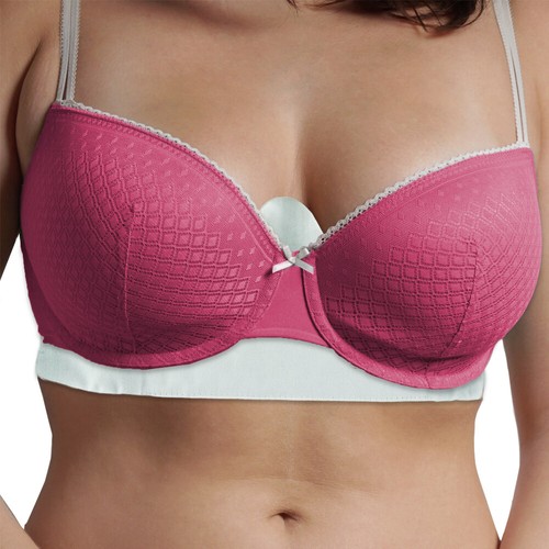 More of Me to Love Organic Cotton Bra Liner 4-Pack (White, Pink, Gray, Beige) - 第 43/55 張圖片