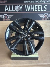 1 X MINI F55 F56 F57 17" JCW Black Track Spoke 562 Alloy Wheel Rim 7J 6866366 BL