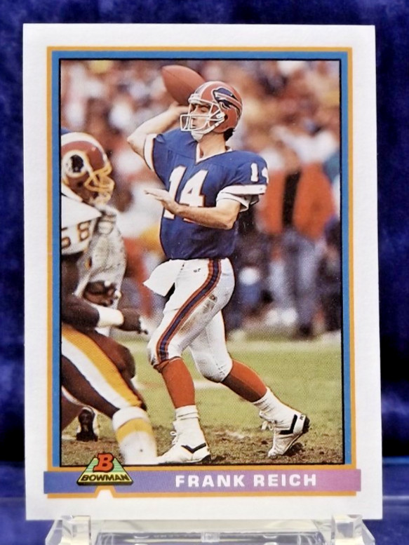 1991 Bowman #43 - Frank Reich - Buffalo Bills - Near Mint