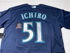 Ichiro Suzuki Signed Seattle Mariners Nike Baseball Jersey Ichiro COA