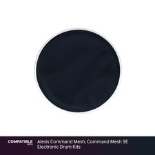 Black 8" Mesh Drum Head for Alesis Command Mesh, Command Mesh SE Electronic Drum