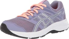 Sz 6.5 Big Kid ASICS Kids Girl's Gel-Contend 5 Big Kid Ash Rock/Silver 6.5 ..