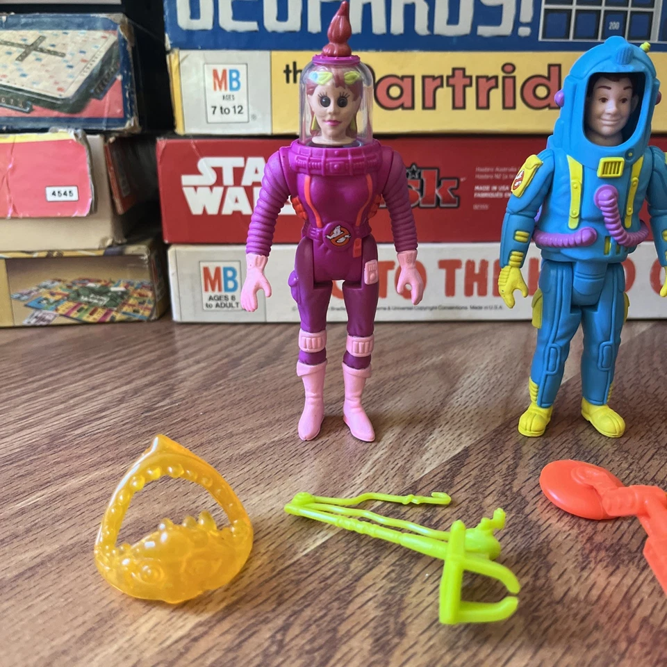 Recién Abierto 1986 Real Ghostbusters Super Fright Lote Completo 4 Figuras Kenner Como Nuevo Foto 2 de 4