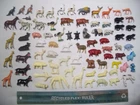 80 RARE MARX AIRFIX WILD JUNGLE ANIMALS BEARS DEER HO 1/72 25MM PLASTIC PLAYSET