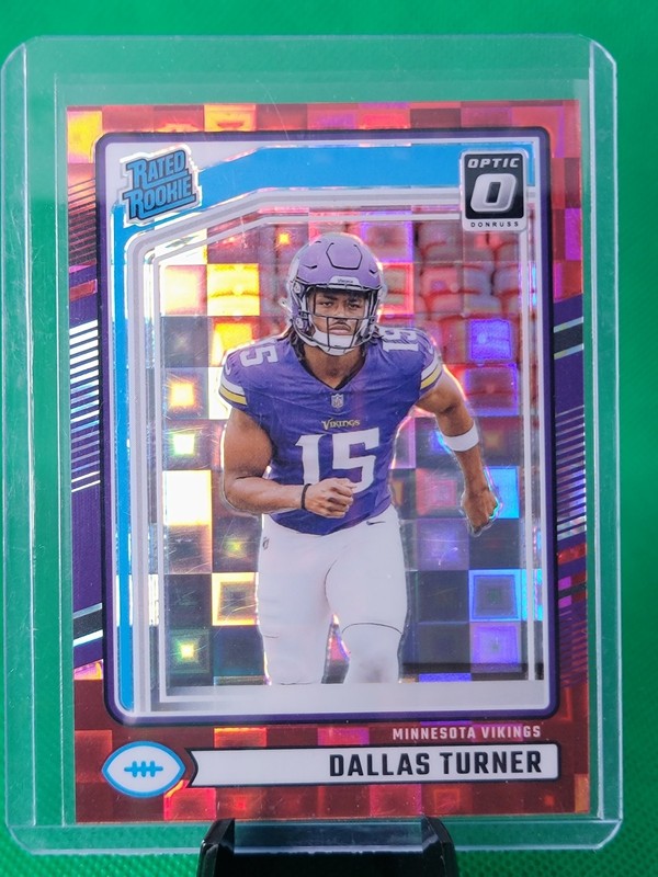 2024 Panini Donruss - Dallas Turner #331 Red Pandora (RC)