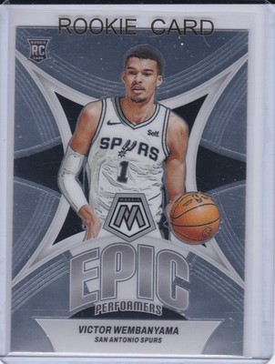 VICTOR WEMBANYAMA ROOKIE CARD 2023 Mosaic Epic Performers WEMBY