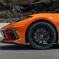 1920 Vorsteiner V-ff 107 Black Forged Wheels Rims Fits Chevrolet Corvette C8