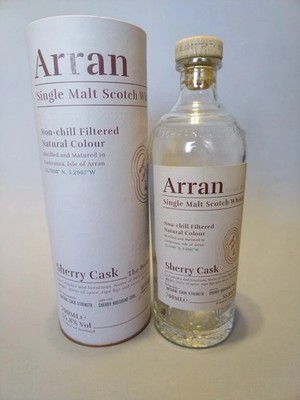 Empty ARRAN Sherry Cask  The Bodega  Cask Strength Single Malt Scotch Whisky