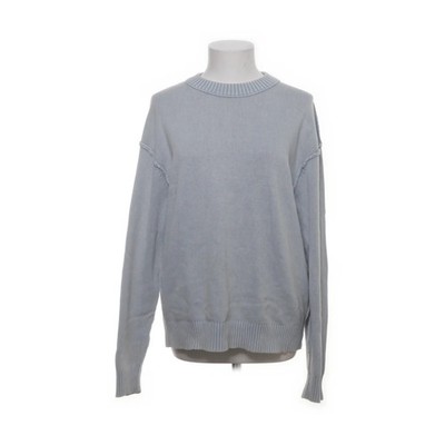 Zara, Strickpullover, Größe: S, Blau, Baumwolle, Einfarbig, Rippenstrick #ElY