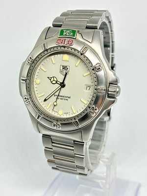Working Excellent Condition TAG HEUER 1980s 999.706A Men s