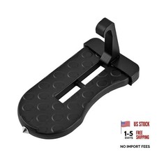 Car Door Step, Multi-Foldable Aluminum Alloy Roof Rack Car Door Step, Black