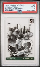 2024 PANINI CLEARLY DONRUSS DOWNTOWN LEGENDS #3 EARL CAMPBELL PSA 9