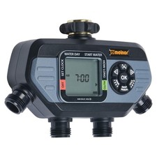 Digital Water Hose Timer, 4 Zone, Black/Gray,...