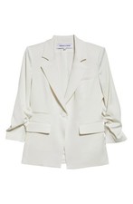 NEW, VERONICA BEARD Battista Scrunched Sleeve Dickey Blazer Size 10 SJ1763